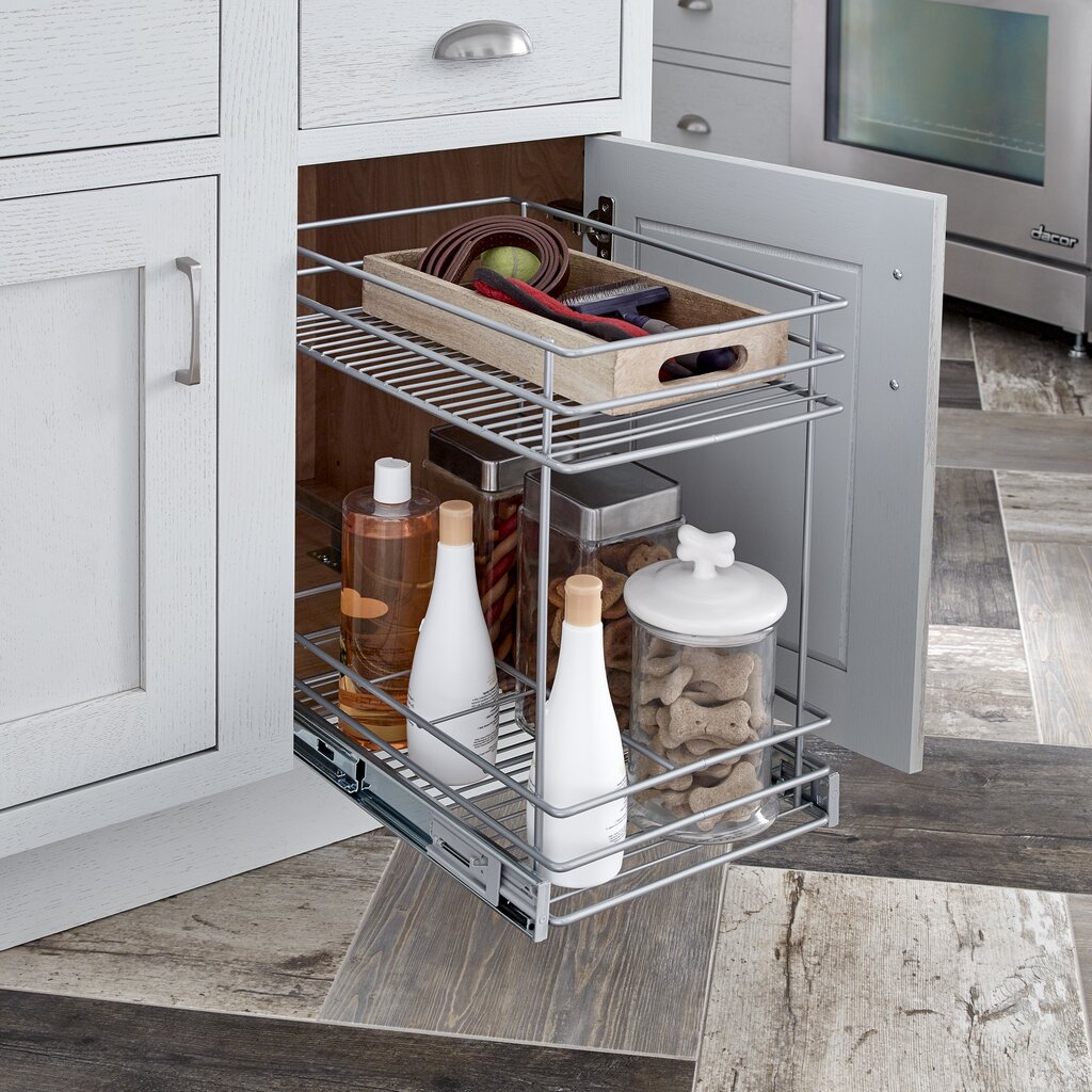 Image of kitchen pull out drawer for cabinet