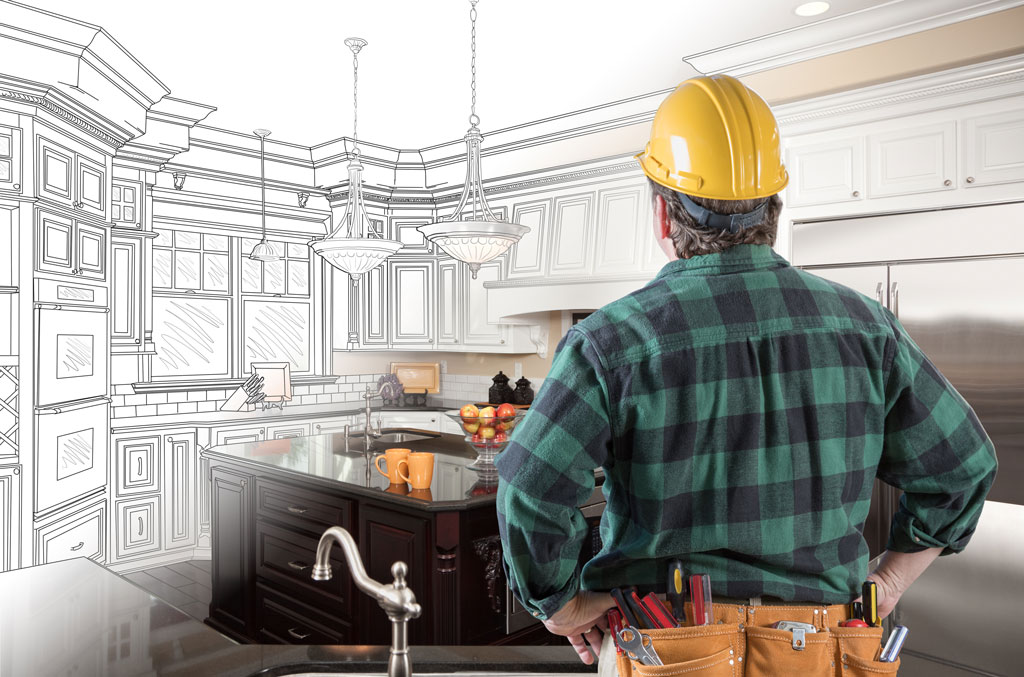 Image of a handyman/ kitchen remodeling contractor
