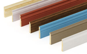 Image of a variety of different colored trim for selection